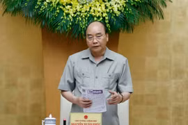 Thủ tướng Nguyễn Xuân Phúc phát biểu. (Ảnh: Thống Nhất/TTXVN)