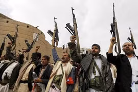 Lực lượng phiến quân Houthi. (Nguồn: Reuters)