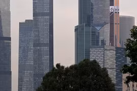 Quang cảnh Trung tâm thương mại quốc tế ở Moskva, Nga. (Ảnh: AFP/TTXVN)