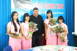 Các thí sinh đoạt Giải thưởng trẻ-Alexandre Yersin năm 2014. Ảnh minh họa. (Nguồn: TTXVN)