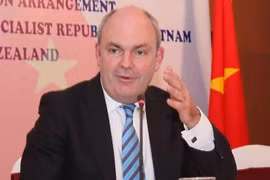 Bộ trưởng Bộ Giáo dục New Zealand Steven Joyce. (Ảnh: Quý Trung/TTXVN)