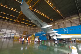 Các thiết bị, phần mềm máy bay cần sửa chữa, bảo dưỡng sẽ được thực hiện ngay tại Việt Nam. (Ảnh: Việt Hùng/Vietnam+)