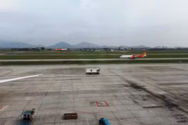 Máy bay của hãng hàng không Vietjet Air. (Ảnh: Việt Hùng/Vietnam+