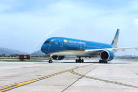 Đội tàu bay của hãng hàng không Vietnam Airlines. (Ảnh: Đức Anh)
