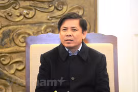 Bộ trưởng Bộ Giao thông Vận tải Nguyễn Văn Thể. (Ảnh: Việt Hùng/Vietnam+)