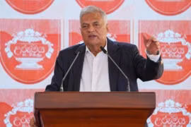 Tổng thống Sri Lanka Ranil Wickremesinghe. (Ảnh: Getty Images/TTXVN)