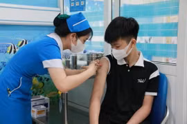 Nhiều người dân tại Đồng Nai chủ động tiêm vaccine có thành phần phòng bệnh bạch hầu tại các cơ sở tiêm chủng. (Ảnh: Lê Xuân/TTXVN)