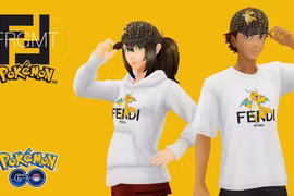Fendi và cảm hứng từ chú rồng ngộ nghĩnh trong phim hoạt hình Pokémon 