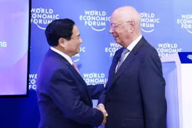 Thủ tướng Phạm Minh Chính đối thoại với lãnh đạo các tập đoàn lớn của WEF