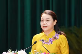 Bà Nguyễn Thị Thu Hà tiếp tục giữ chức Bí thư Tỉnh ủy Ninh Bình. (Ảnh: Phương Hoa/TTXVN)