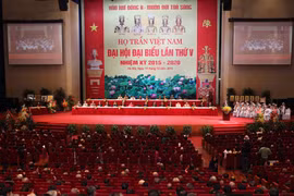 Toàn cảnh Đại hội đại biểu toàn quốc họ Trần Việt Nam lần thứ V. (Ảnh: PV/Vietnam+) 