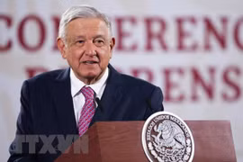 Tổng thống Mexico Andres Manuel Lopez Obrador. (Ảnh: AFP/TTXVN)