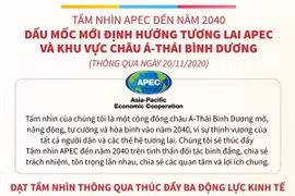 Dấu mốc mới định hướng tương lai APEC, khu vực châu Á-Thái Bình Dương