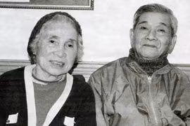 Vợ Chồng nhà thơ Nguyễn Xuân Sanh. (Nguồn: cand.com.vn)