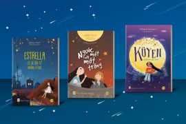 Ba tác phẩm: Cô bé đến từ những vì sao (Estrella), Ngước mắt thấy Mặt Trăng (Estrella y Luz) và Chuyện của Mặt Trăng (Küyen) của nhà văn Chile Roberto Fuentes. (Nguồn: Nhà xuất bản Giáo dục Việt Nam)