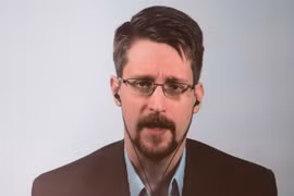 Cựu nhân viên của Cơ quan An ninh Quốc gia Mỹ (NSA) Edward Snowden. (Ảnh: AFP/TTXVN)