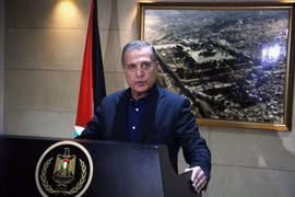 Người phát ngôn của Tổng thống Palestine, ông Nabil Abu Rudeineh. (Nguồn: timesofisrael)