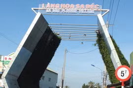 Làng hoa Sa Đéc, tỉnh Đồng Tháp. (Nguồn: baodongthap.vn)