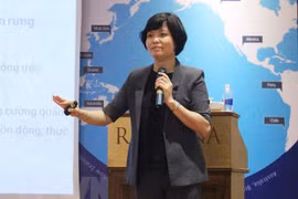 Bà Nguyễn Thị Thu Trang, Giám đốc Trung tâm WTO và Hội nhập VCCI. (Ảnh: Xuân Anh/TTXVN)