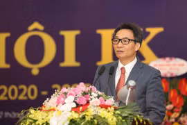 Phó Thủ tướng Chính phủ Vũ Đức Đam phát biểu chỉ đạo đại hội. (Ảnh: Thanh Tùng/TTXVN)