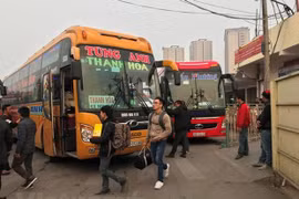 Bến xe khách. (Ảnh: Vietnam+)