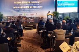 Quang cảnh Diễn đàn du lịch Mekong 2022. (Ảnh: Đoàn Hữu Trung/TTXVN)