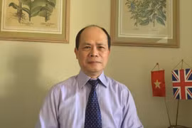 Ông Nguyễn Cảnh Cường, Tham tán Thương mại, Thương vụ Việt Nam tại Anh. (Ảnh: Minh Hợp/Vietnam+)