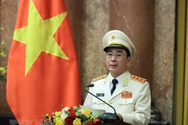 Thượng tướng, Phó giáo sư, tiến sỹ Trần Quốc Tỏ, Ủy viên Trung ương Đảng, Thứ trưởng Bộ Công an. (Nguồn: TTXVN)