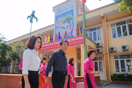 Năm nào, Ngài Đại sứ cũng đến thăm ngôi trường dành cho trẻ em bị khiếm thị Nguyễn Đình Chiểu. (Ảnh: Minh Sơn/Vietnam+)