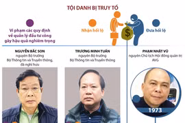 [Infographics] Thông tin về 14 bị can trong vụ Mobifone mua AVG