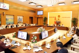Quang cảnh một phiên họp của Ủy ban Thường vụ Quốc hội. (Ảnh: Trọng Đức/TTXVN)
