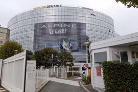 Trụ sở hãng Renault tại Boulogne Billancourt, gần Paris của Pháp. (Ảnh: AFP/TTXVN)
