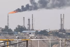 Cơ sở khai thác dầu của Iran trên đảo Khark, ngoài khơi vùng Vịnh. (Ảnh: AFP/TTXVN)