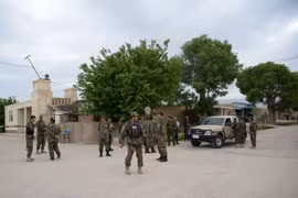 Lực lượng an ninh Afghanistan. (Ảnh: AFP/TTXVN)
