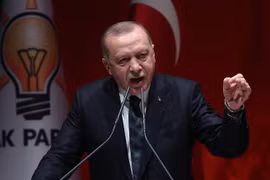 Tổng thống Thổ Nhĩ Kỳ Recep Tayyip Erdogan. (Ảnh: AFP/TTXVN)
