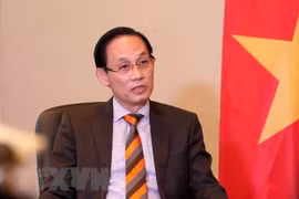 Thứ trưởng Bộ Ngoại giao Lê Hoài Trung. (Ảnh: Văn Điệp/TTXVN)