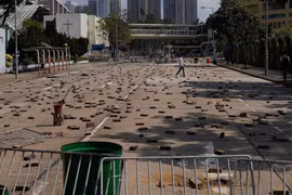 Vì lý do an toàn của sinh viên và thầy cô giáo, nhiều trường đại học ở Hong Kong đã kết thúc học kỳ sớm. (Nguồn: ABC)
