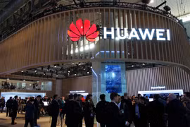 Gian hàng của Huawei tại Hội nghị di động thế giới 2019 ở Barcelona, Tây Ban Nha, ngày 25/2/2019. (Nguồn: THX/ TTXVN)