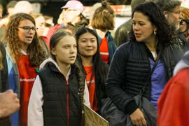 Greta Thunberg đang truyền cảm hứng đấu tranh vì môi trường cho rất nhiều người. (Nguồn: Vancouver Courier)