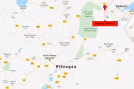 Vị trí xảy ra vụ tấn công. (Nguồn: Addis Standard)