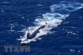 Tàu ngầm hạt nhân của Mỹ. (Ảnh: AFP/TTXVN)