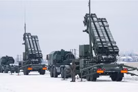 Hệ thống phòng không Patriot tại sân bay Warsaw Babice (Ba Lan), ngày 7/2/2023. (Ảnh: AFP/TTXVN)