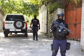 Cảnh sát Haiti. (Ảnh: AFP/TTXVN)