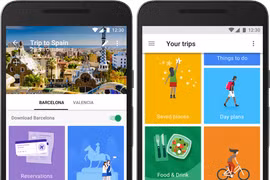 Google tung ra ứng dụng du lịch Trips với rất nhiều tiện ích