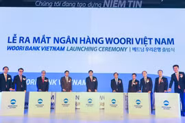 Các đại biểu tại lễ ra mắt Ngân hàng Woori Bank. (Nguồn: Woori Bank)