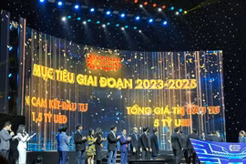 Diễn đàn Quỹ đầu tư Khởi nghiệp sáng tạo Việt Nam 2022 với chủ đề “Dịch chuyển dòng vốn toàn cầu,” ngày 19/12. (Ảnh: Vietnam+)
