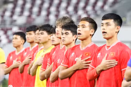 Đội tuyển U23 Việt Nam liệu có thể gây bất ngờ trước U23 Iraq để giành quyền vào bán kết U23 châu Á 2024. (Nguồn: VFF)