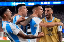 Đội tuyển Argentina sớm giành quyền vào tứ kết Copa America 2024. (Nguồn: AP)