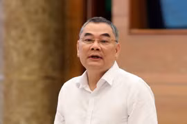 Trung tướng Tô Ân Xô, Người phát ngôn Bộ Công an. (Ảnh: An Đăng/TTXVN)