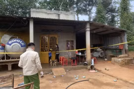 Hiện trường vụ án. (Ảnh: TTXVN phát)